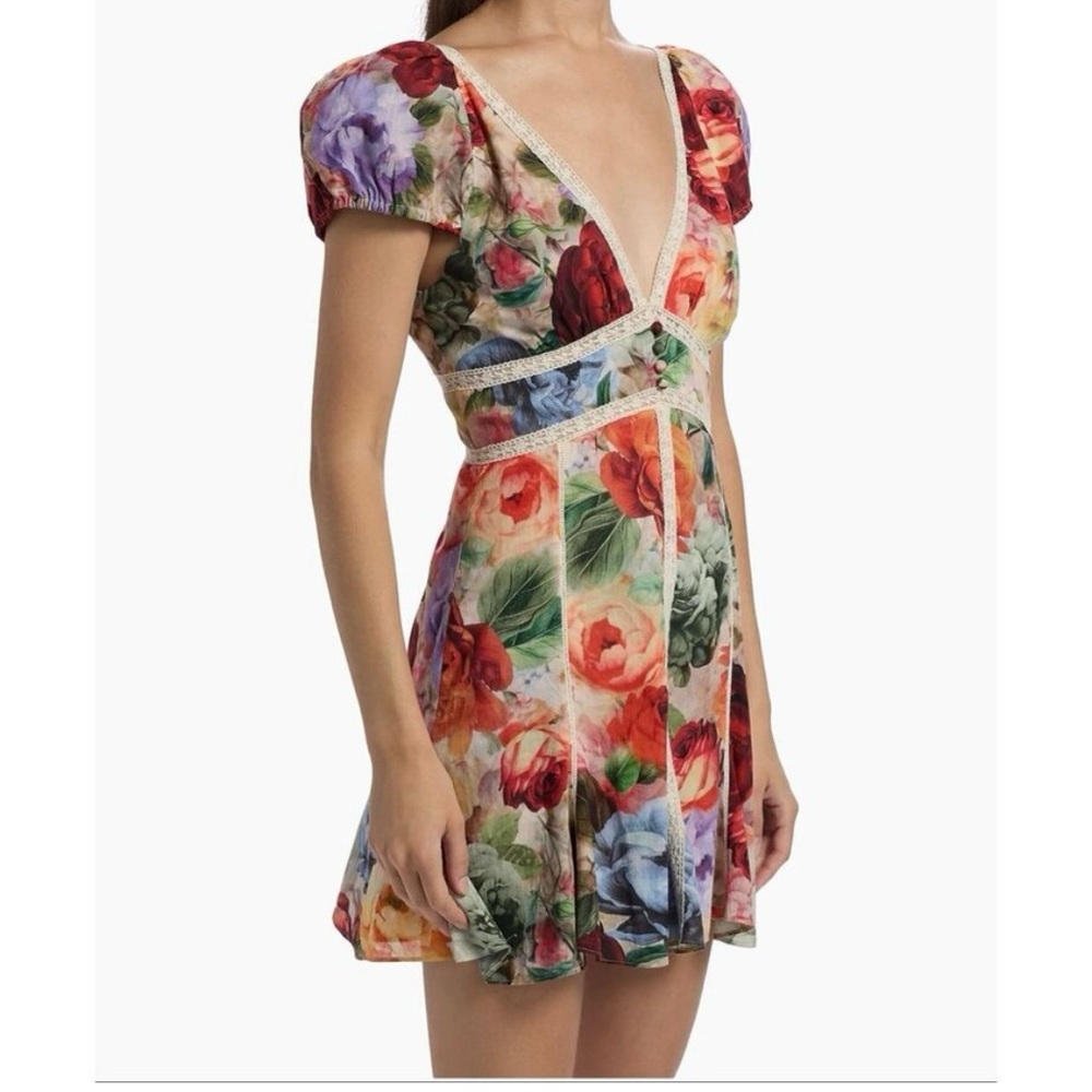 NWT alice + olivia dress in Storm Floral - Picture 6 of 9
